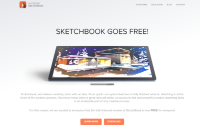 autodesk sketchbook pro procreate windows alternative