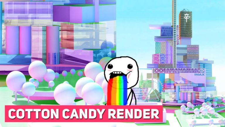 How to Cotton Candy Render Rhino + V-Ray Tutorial