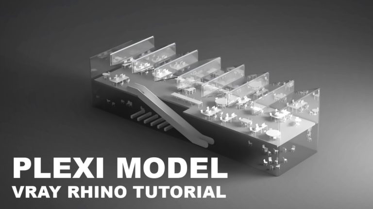 How to Render This Beautiful Plexi Model with Rhino and V-ray